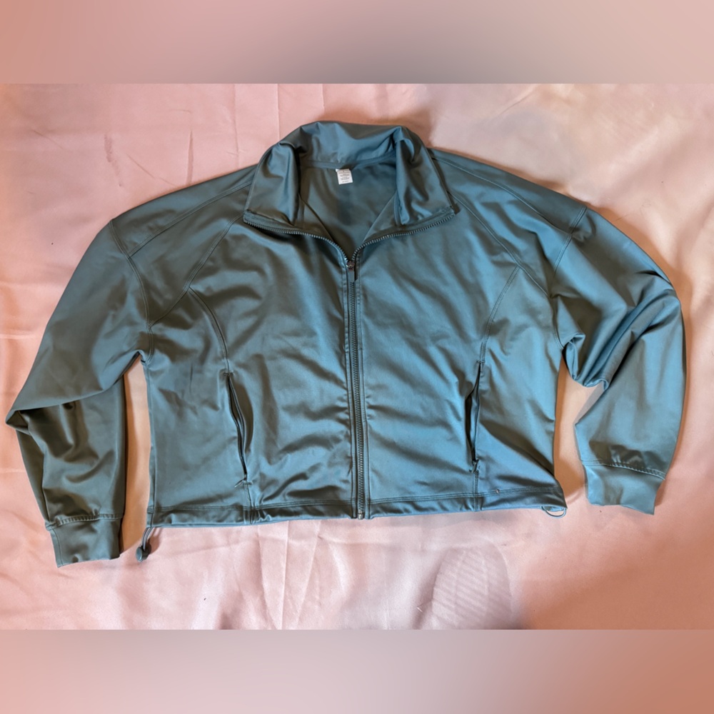 Velocity Green Zip-Up Jacket